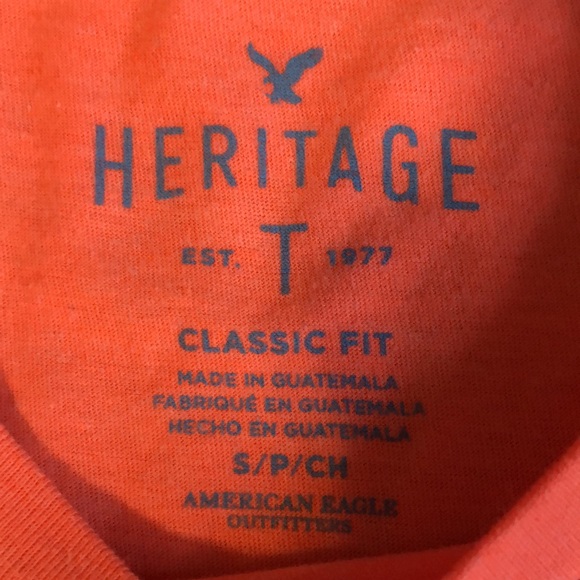 Adult small heritage tee shirt pink - Picture 2 of 3